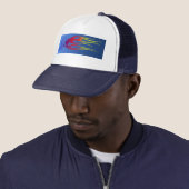 Casquette Le crâne de Flameing (En situation)