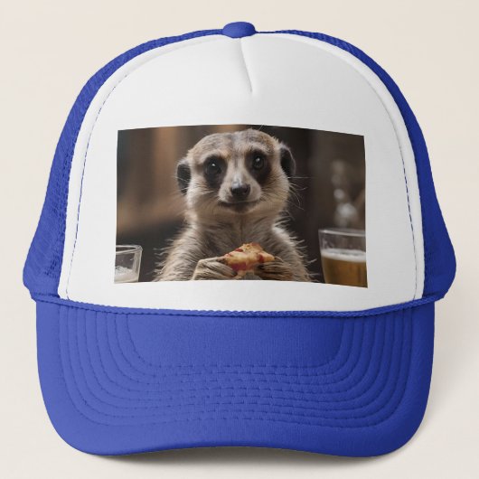 Casquette Le Déjeuner De Meerkat Sneaky, (Devant)