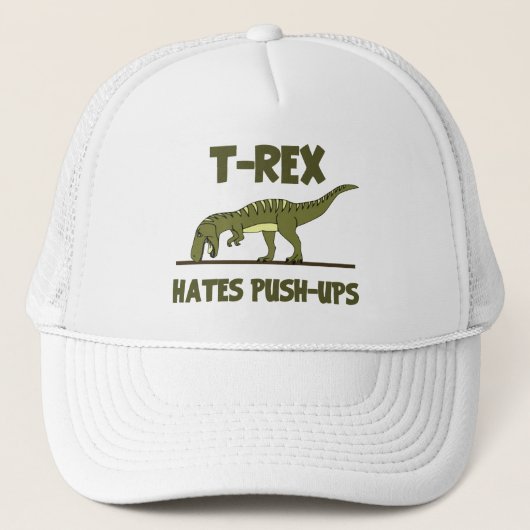 Casquette Le dinosaure de Rex de Tyrannosaurus déteste des (Devant)