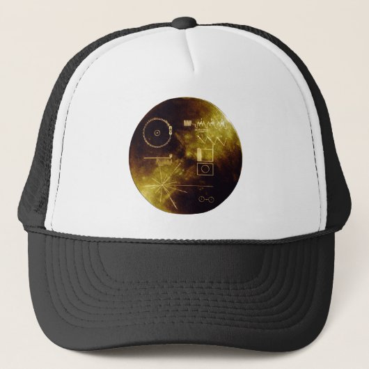 Casquette Le disque d'or de Voyager (Devant)