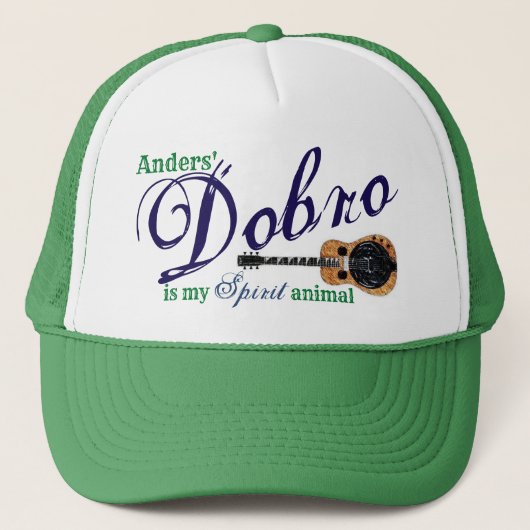 Casquette Le Dobro d'Anders est mon animal d'esprit (Devant)