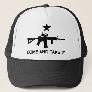 Casquette Le drapeau AR15 de Gonzales "viennent le prendre "