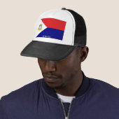 Casquette Le drapeau de St Martin (En situation)