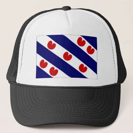 Casquette Le drapeau néerlandais de la Frise (Devant)