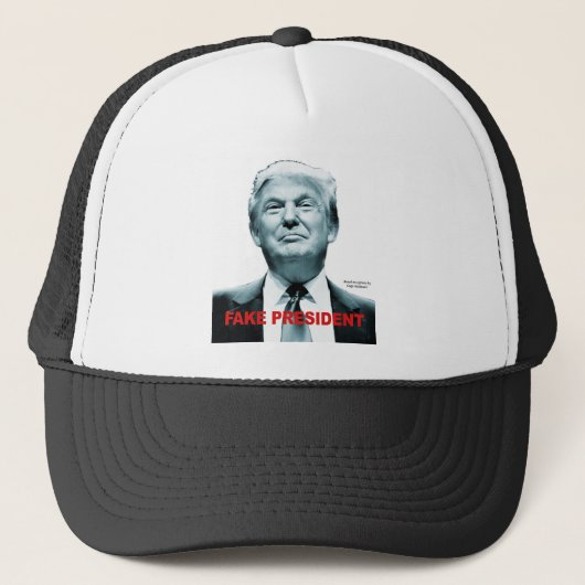 Casquette Le faux président (Trump) (Devant)