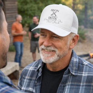 Casquette Le fer aiguise le couteau chrétien en fer