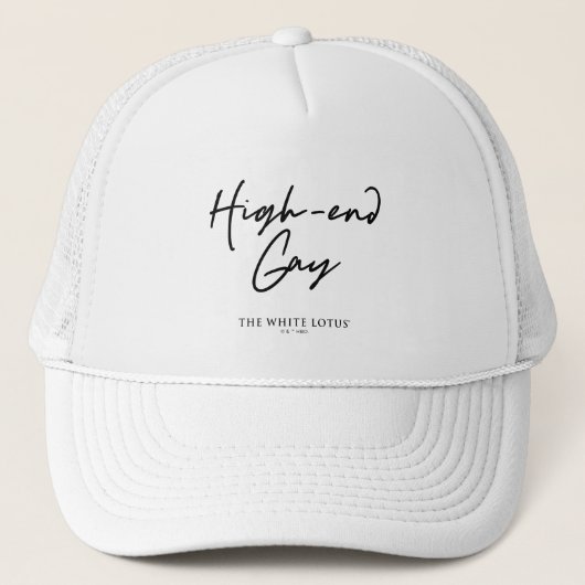 Casquette Le Gay Haut De Gamme - Le Lotus Blanc (Devant)