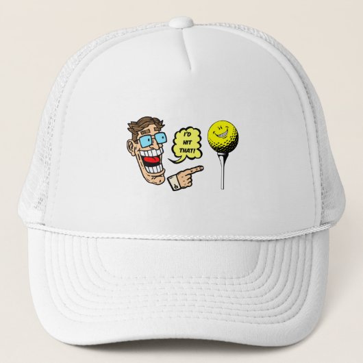 Casquette Le golf I frapperait cela (Devant)