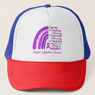 Casquette Le guerrier de la Lymphome de Hodgkin soutient le 