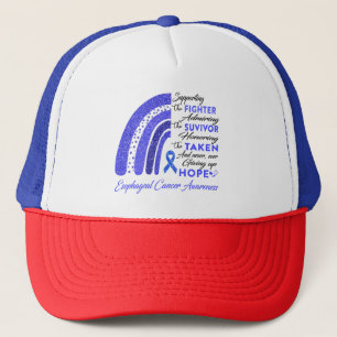 Casquette Le guerrier du cancer de l'oesophage soutient le c