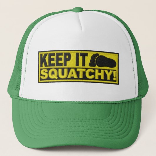 Casquette Le jaune LE GARDENT SQUATCHY !  copie de (Devant)