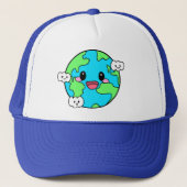 Casquette Le Jour des terres vert (Devant)