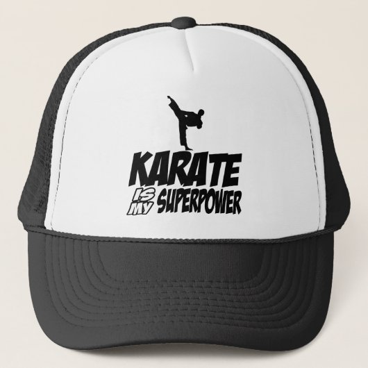 Casquette le karaté est la ma superpuissance (Devant)