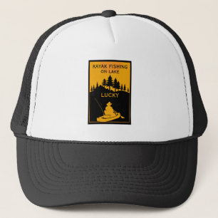 Casquette Le Lac Kayak Et La Pêche Sur La Rivière