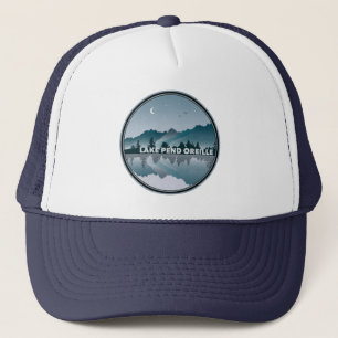 Casquette Le lac Pend Oreille Idaho Réflexion