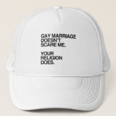 CASQUETTE LE MARIAGE GAY NE ME FAIT PAS PEUR (Devant)