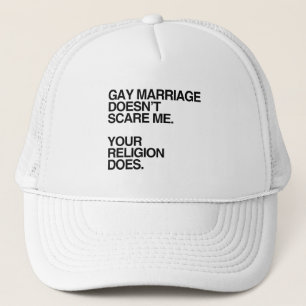 CASQUETTE LE MARIAGE GAY NE ME FAIT PAS PEUR