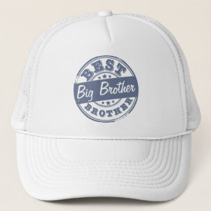 Casquette Le meilleur frère - effet de tampon en caoutchouc