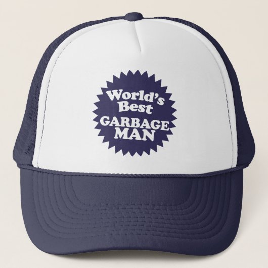 Casquette Le meilleur Garbage Man du monde (Devant)