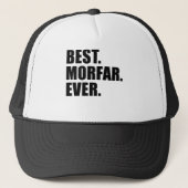 Casquette Le meilleur. Morfar. Jamais. (Devant)