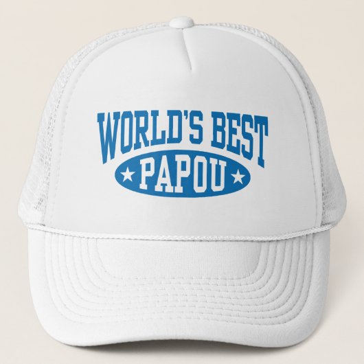 Casquette Le meilleur papou du monde (Devant)