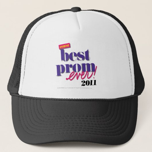 Casquette Le meilleur pourpre de bal d'étudiants jamais - (Devant)