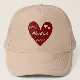 Casquette Le meilleurs T-shirts et cadeaux d'Abuela de coeur