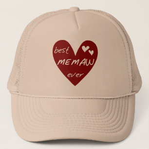 Casquette Le meilleurs T-shirts et cadeaux de Memaw de coeur