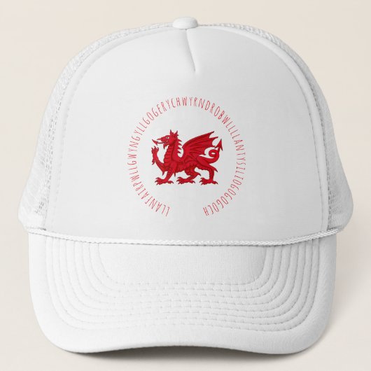 Casquette Le mot gallois le plus long (Devant)