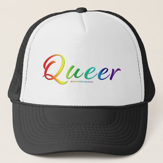 Casquette Le mot unique expressif et étrange de SlipperyJoe (Devant)