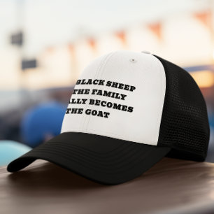 Casquette Le mouton noir devient le bouc émissaire