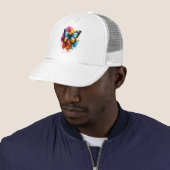 Casquette Le papillon coloré du papillon (En situation)