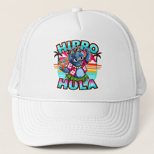 Casquette Le paradis de l'hippo (Devant)