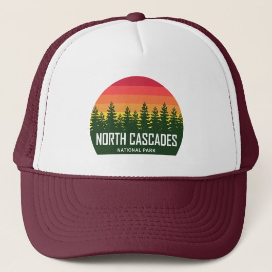 Casquette Le Parc national de North Cascades (Devant)