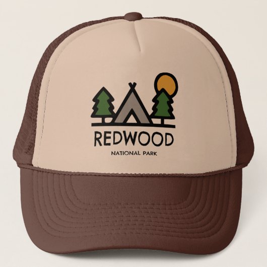 Casquette Le parc national de Redwood (Devant)