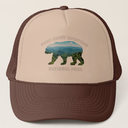 Casquette Le parc national des Great Smoky Mountains garde u (Devant)