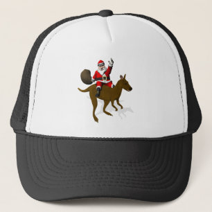 Casquette Le Père Noël En Route Sur Kangaroo
