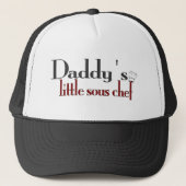 Casquette Le petit chef sous du papa (Devant)