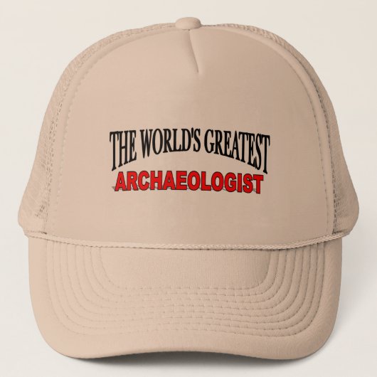 Casquette Le plus grand archéologue du monde (Devant)