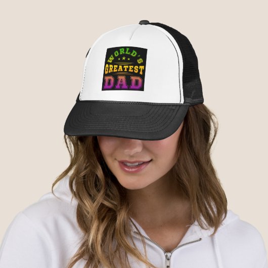 Casquette Le plus grand cadeau de Fête des pères papa du mon (En situation)