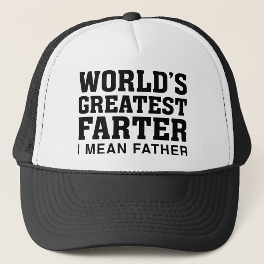 Casquette Le plus grand Farter du monde (Devant)