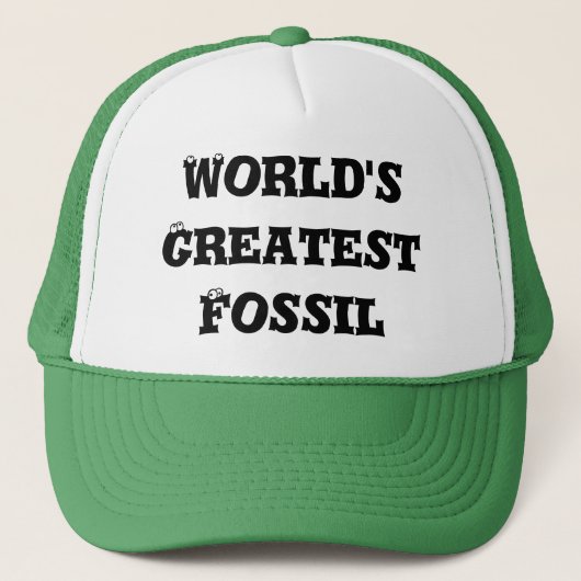 Casquette Le plus grand fossile du monde (Devant)