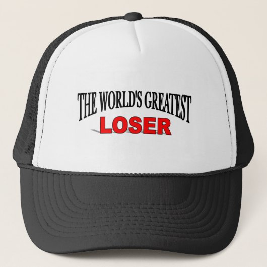 Casquette Le plus grand perdant du monde (Devant)