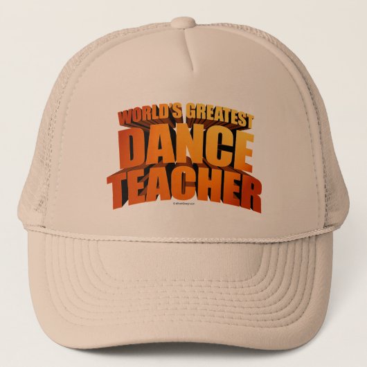 Casquette Le plus grand professeur de la danse du monde (Devant)