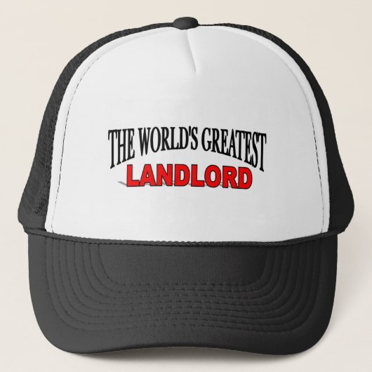 Casquette Le plus grand propriétaire du monde (Devant)
