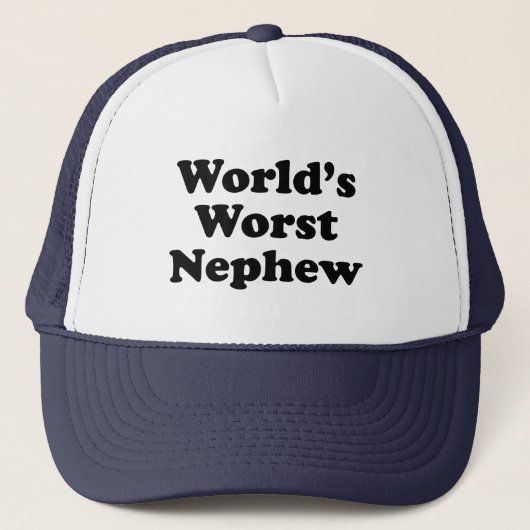 Casquette Le plus mauvais neveu du monde (Devant)