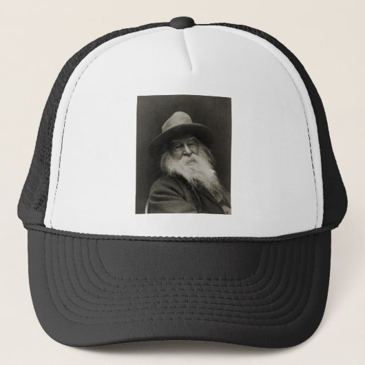 Casquette Le poète riant Walt Whitman de philosophe (Devant)