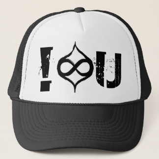 Casquette Le point infini reflété d'amour