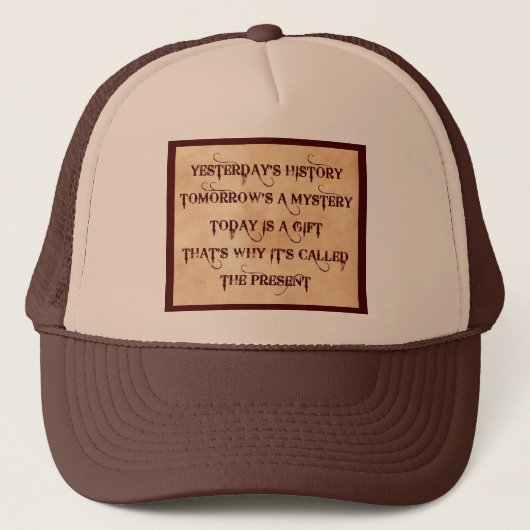 Casquette Le présent (Devant)