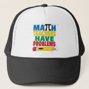 Casquette Le professeur de maths ont des problèmes